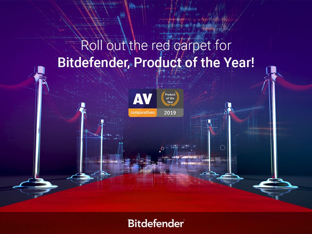 Bitdedender မှ AV-Comparatives ၏ ‘Product of the Year’ ဆု ဆွတ်ခူးရရှိခြင်း